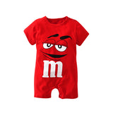 2017 New Fashion baby Romper unisex cotton Short sleeve newborn baby clothes jumpsuit Infant clothing set roupas de - Appu & Appi