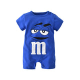 2017 New Fashion baby Romper unisex cotton Short sleeve newborn baby clothes jumpsuit Infant clothing set roupas de - Appu & Appi