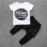BCS177 Summer Kids Clothes Sets Short Sleeve Boy T-shirt Pants Suit Clothing Set Newborn Sport Suits Children Baby Boy Clothes - Appu & Appi