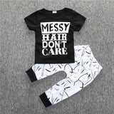 BCS177 Summer Kids Clothes Sets Short Sleeve Boy T-shirt Pants Suit Clothing Set Newborn Sport Suits Children Baby Boy Clothes - Appu & Appi