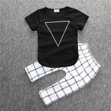 BCS177 Summer Kids Clothes Sets Short Sleeve Boy T-shirt Pants Suit Clothing Set Newborn Sport Suits Children Baby Boy Clothes - Appu & Appi