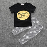 BCS177 Summer Kids Clothes Sets Short Sleeve Boy T-shirt Pants Suit Clothing Set Newborn Sport Suits Children Baby Boy Clothes - Appu & Appi