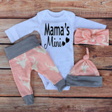 2017 New baby girl clothing set Christmas style baby suit long-sleeved romper + pants + hat 3pcs newborn baby clothes SY163 - Appu & Appi