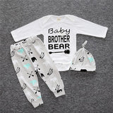 2017 New baby girl clothing set Christmas style baby suit long-sleeved romper + pants + hat 3pcs newborn baby clothes SY163 - Appu & Appi