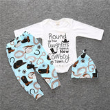 2017 New baby girl clothing set Christmas style baby suit long-sleeved romper + pants + hat 3pcs newborn baby clothes SY163 - Appu & Appi
