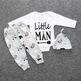 2017 New baby girl clothing set Christmas style baby suit long-sleeved romper + pants + hat 3pcs newborn baby clothes SY163 - Appu & Appi