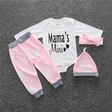 2017 New baby girl clothing set Christmas style baby suit long-sleeved romper + pants + hat 3pcs newborn baby clothes SY163 - Appu & Appi
