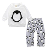 2017 baby boy long-sleeved clothing top + pants 2 pcs sport suit children's clothes set newborn crown children's clothing TZ-333 - Appu & Appi