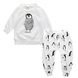 2017 baby boy long-sleeved clothing top + pants 2 pcs sport suit children's clothes set newborn crown children's clothing TZ-333 - Appu & Appi
