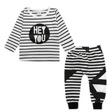 2017 baby boy long-sleeved clothing top + pants 2 pcs sport suit children's clothes set newborn crown children's clothing TZ-333 - Appu & Appi