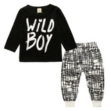 2017 baby boy long-sleeved clothing top + pants 2 pcs sport suit children's clothes set newborn crown children's clothing TZ-333 - Appu & Appi