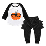 2017 baby boy long-sleeved clothing top + pants 2 pcs sport suit children's clothes set newborn crown children's clothing TZ-333 - Appu & Appi