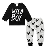 2017 baby boy long-sleeved clothing top + pants 2 pcs sport suit children's clothes set newborn crown children's clothing TZ-333 - Appu & Appi