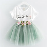 Fashion Autumn Long Sleeve Girls Dress 2017 New Casual Style Girls Clothes Cartoon Rabbit Embroidery Cotton Dress Kids Clothes - Appu & Appi