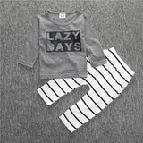 RY-166 New style cotton newborn set cartoon fox printed baby costume spring autumn t-shirt+ pants 2 pcs clothes for bebes 2017 - Appu & Appi