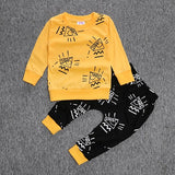 RY-166 New style cotton newborn set cartoon fox printed baby costume spring autumn t-shirt+ pants 2 pcs clothes for bebes 2017 - Appu & Appi