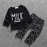 RY-166 New style cotton newborn set cartoon fox printed baby costume spring autumn t-shirt+ pants 2 pcs clothes for bebes 2017 - Appu & Appi