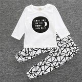 RY-166 New style cotton newborn set cartoon fox printed baby costume spring autumn t-shirt+ pants 2 pcs clothes for bebes 2017 - Appu & Appi