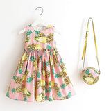 Girls Dress Summer 2017 Brand Toddler Dress with Bag Baby Girls Clothes Robe Enfant Princess Kids Dresses Children Clothing - Appu & Appi