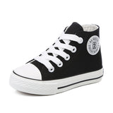 Kids shoes for girl children canvas shoes boys sneakers 2017 Spring autumn girls shoes White High Solid fashion Children shoes - Appu & Appi