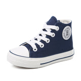Kids shoes for girl children canvas shoes boys sneakers 2017 Spring autumn girls shoes White High Solid fashion Children shoes - Appu & Appi