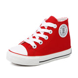 Kids shoes for girl children canvas shoes boys sneakers 2017 Spring autumn girls shoes White High Solid fashion Children shoes - Appu & Appi