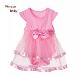NewBorn Baby Dresses Summer Cotton Ribbon Bow Infant Infant Dresses For Girls Bodysuit Jumpsuit Toddler Body Suit Baby Clothes - Appu & Appi