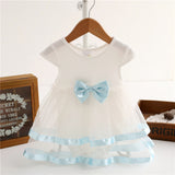 NewBorn Baby Dresses Summer Cotton Ribbon Bow Infant Infant Dresses For Girls Bodysuit Jumpsuit Toddler Body Suit Baby Clothes - Appu & Appi