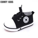 Comfy kids fashion child sneakers shoes soft bottom baby toddler shoes boys girls sneakers shoe size 21-25 child canvas boy girl - Appu & Appi