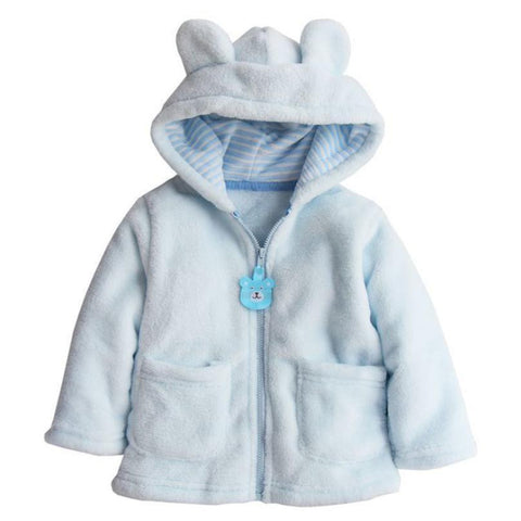 Baby Boy Girl Hoodies Coat Thick Tops Children Outerwear Infant hooded jacket Baby girls boys clothes - Appu & Appi