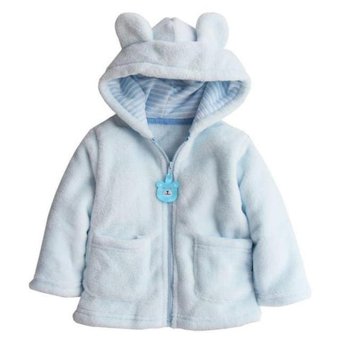 Baby Boy Girl Hoodies Coat Thick Tops Children Outerwear Infant hooded jacket Baby girls boys clothes - Appu & Appi