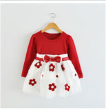Cute Baby Girl Dress Cotton Children Kids Baby Girls Dresses One Piece Baby Autumn Clothing For School Casual Wear Clothes Girl - Appu & Appi