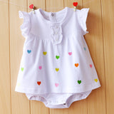 Baby Girl Rompers Summer Girls Clothing Sets Roupas Bebes Flower Newborn Baby Clothes Cute Baby Jumpsuits Infant Girls Clothing - Appu & Appi